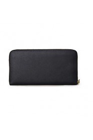 Women Cowhide Bi fold Evening Bag / Wallet / Card & ID Holder / Business Card Holder / Checkbook Wallet