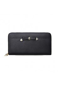 Women Cowhide Bi fold Evening Bag / Wallet / Card & ID Holder / Business Card Holder / Checkbook Wallet