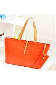 Women PU Doctor Tote Beige / Green / Yellow / Orange / Black / Multi color