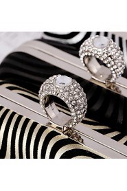 Women's Event/Party / Wedding / Evening Bag Pearl Corrugated Diamonds Delicate Handbag