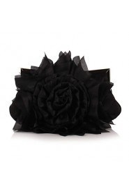 Women's Event/Party / Wedding / Evening Bag Satin Roses Delicate Handbag