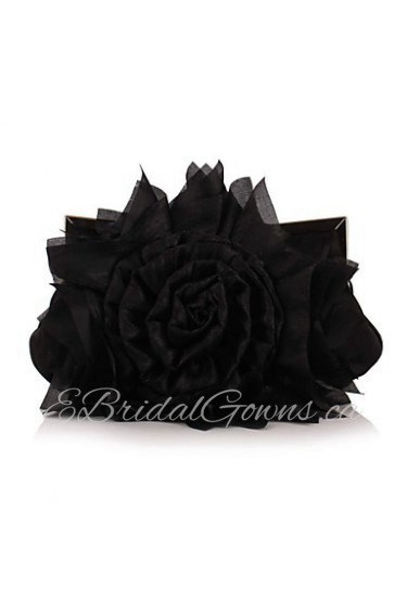 Women's Event/Party / Wedding / Evening Bag Satin Roses Delicate Handbag