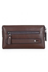 Men PU Casual Clutch Clutch / Wallet Brown / Khaki