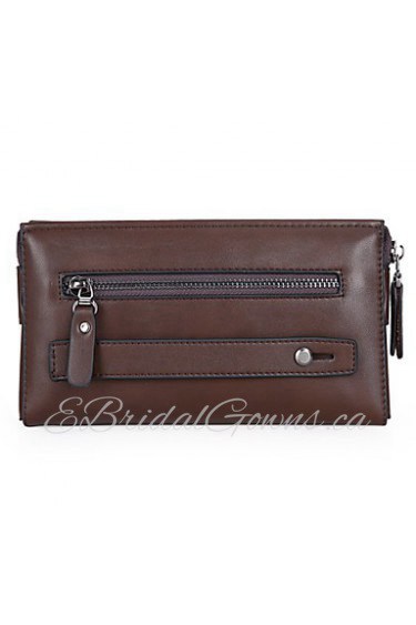 Men PU Casual Clutch Clutch / Wallet Brown / Khaki