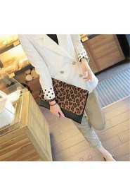 Women Casual PU Shoulder Bag Animal Print