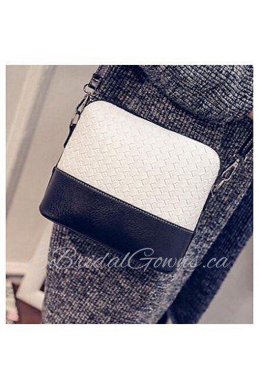 Women PU Baguette Shoulder Bag White / Gold / Silver / Gray / Black