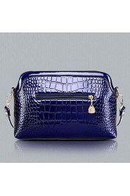 Women PU Shell Shoulder Bag / Satchel Blue / Red / Black