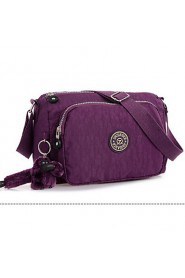 Women Nylon Sling Bag Shoulder Bag Purple / Blue / Green / Red / Black