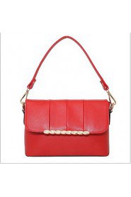 Women PU Shell Tote Pink / Blue / Red / Black