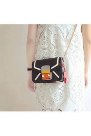 Women PU Sling Bag Shoulder Bag Pink / Yellow / Red / Black