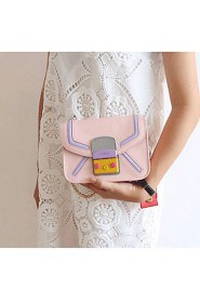 Women PU Sling Bag Shoulder Bag Pink / Yellow / Red / Black