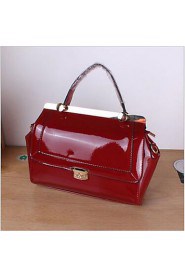 Women PU Shell Tote Pink / Blue / Red / Black