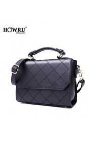 Women's PU Tote Bag/Single Shoulder Bag/Crossbody Bags Black