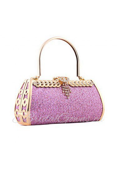 Handbag Metal/Sparkling Glitter Evening Handbags/Bridal Purse With Crystal/ Rhinestone/Metal