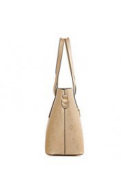 Women PU Barrel Shoulder Bag / Tote / Satchel / Clutch White / Blue / Gold / Red / Black