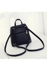 Women Casual / Outdoor PU Zipper Backpack