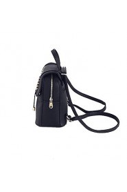 Women Casual / Outdoor PU Zipper Backpack