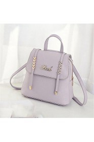 Women Casual / Outdoor PU Zipper Backpack