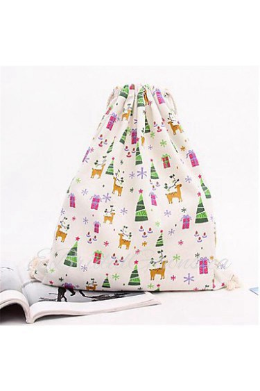 Women Casual Canvas Drawstring Backpack