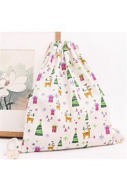 Women Casual Canvas Drawstring Backpack