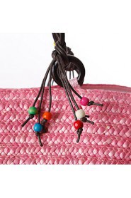 Trend Woman Beach Bag Straw Bag And Woven Handbag Shoulder Bag Multi purpose Travel Bag Straw