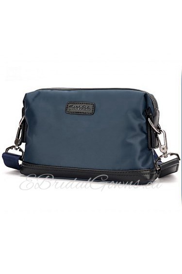 Men Nylon Messenger Shoulder Bag / Satchel Blue / Black