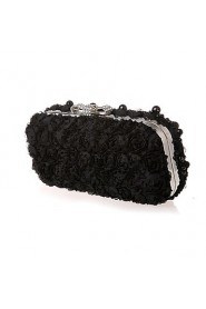 Chiffon Wedding/Special Occasion Clutches/Evening Handbags with Rhinestones/Imitation Pearls (More Colors)