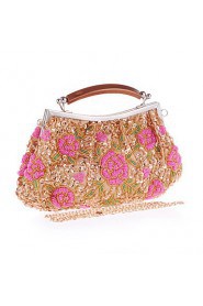 Women's Handmade High grade Retro Beaded Flower Party/Evening Bag