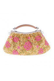 Women's Handmade High grade Retro Beaded Flower Party/Evening Bag