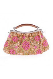 Women's Handmade High grade Retro Beaded Flower Party/Evening Bag