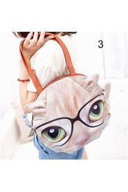 Fashion Personality Women PU / Polyester Animal Style Hobo Shoulder Bag / Tote Multi color