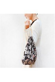 Women Casual Canvas Drawstring Backpack