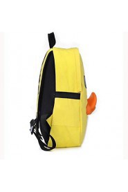 Unisex's School Bag Cartoon Duck Canvas Backpack Bag