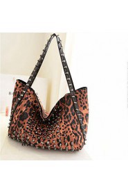 Women PU Hobo Tote Brown