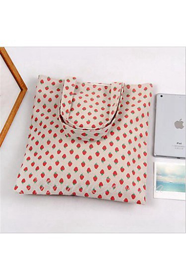 Women Casual Canvas Shoulder Bag Pink