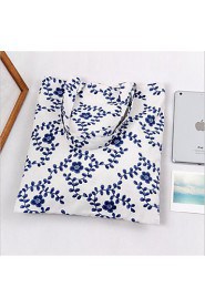 Women Casual Canvas Shoulder Bag Blue