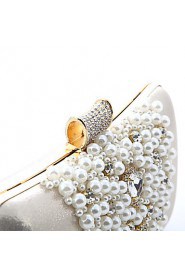 Leatherette Wedding/Special Occasion Clutches/Evening Handbags With Pearls(More Colors)