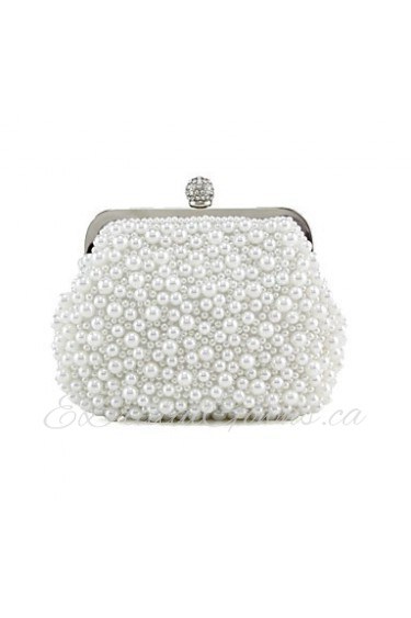 Silk Wedding / Special Occasion Clutches / Evening Handbags with Imitation Pearls (More Colors)