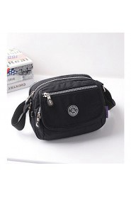 Women Nylon Sling Bag Shoulder Bag Purple / Blue / Green / Red / Black