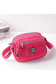 Women Nylon Sling Bag Shoulder Bag Purple / Blue / Green / Red / Black