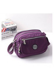 Women Nylon Sling Bag Shoulder Bag Purple / Blue / Green / Red / Black