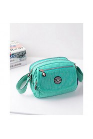 Women Nylon Sling Bag Shoulder Bag Purple / Blue / Green / Red / Black