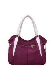 Women PU Barrel Shoulder Bag / Tote Purple / Blue / Red / Black / Burgundy