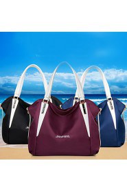 Women PU Barrel Shoulder Bag / Tote Purple / Blue / Red / Black / Burgundy