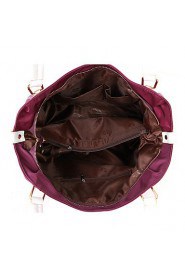 Women PU Barrel Shoulder Bag / Tote Purple / Blue / Red / Black / Burgundy