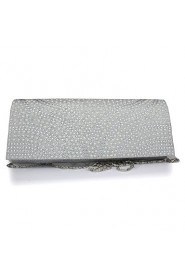 Handbag Satin Evening Handbags/Clutches With Crystal/ Rhinestone