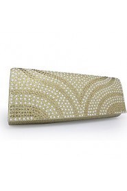 Handbag Satin Evening Handbags/Clutches With Crystal/ Rhinestone