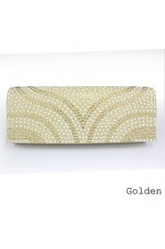 Handbag Satin Evening Handbags/Clutches With Crystal/ Rhinestone