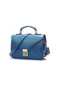 Women PU Baguette Shoulder Bag Blue / Red / Black