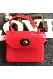 Women Casual / Outdoor Other Leather Type Tote Pink / Blue / Red / Fuchsia